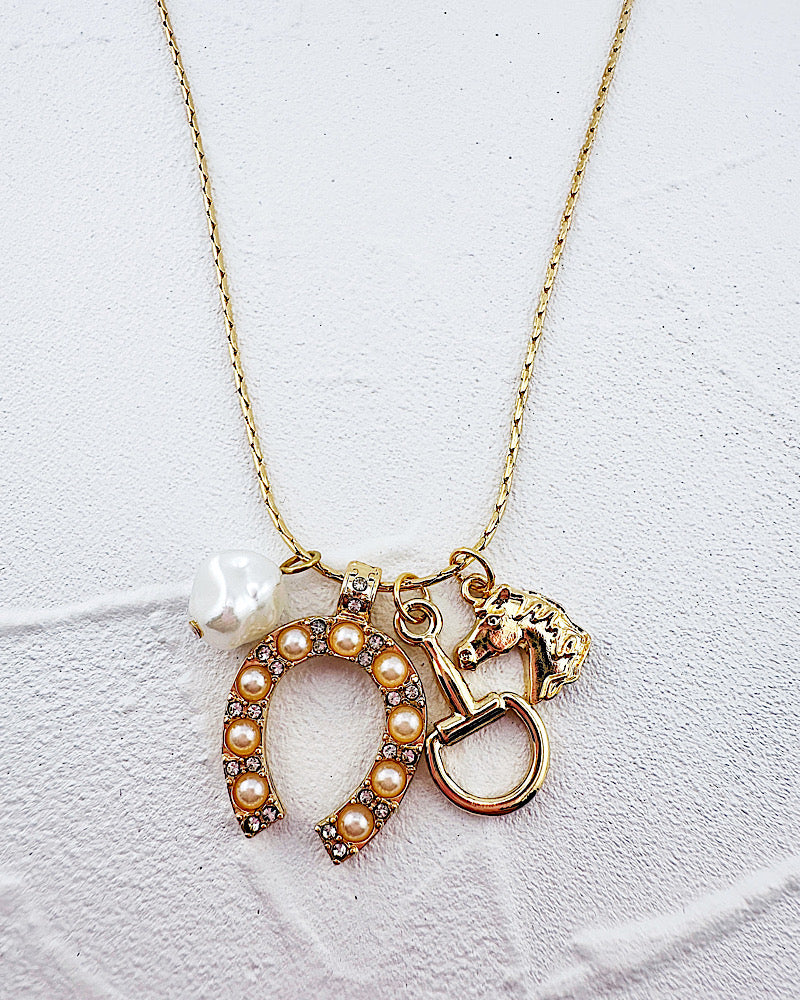 Horsin' Around Charm Necklace