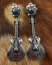 Grand Ol' Guitar Earrings