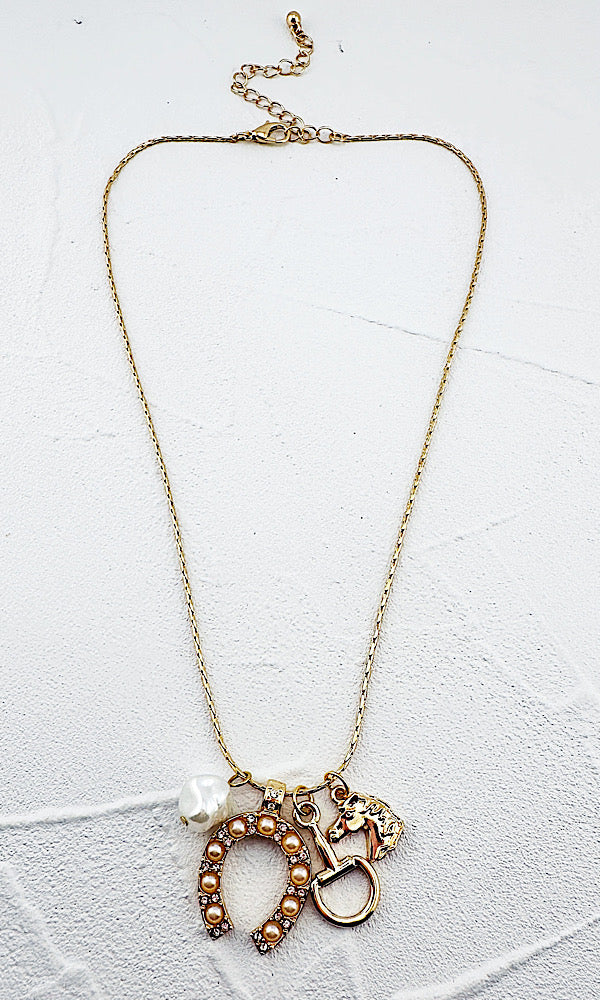 Horsin' Around Charm Necklace