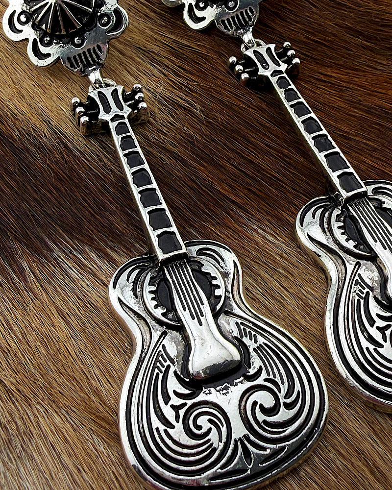 Grand Ol' Guitar Earrings