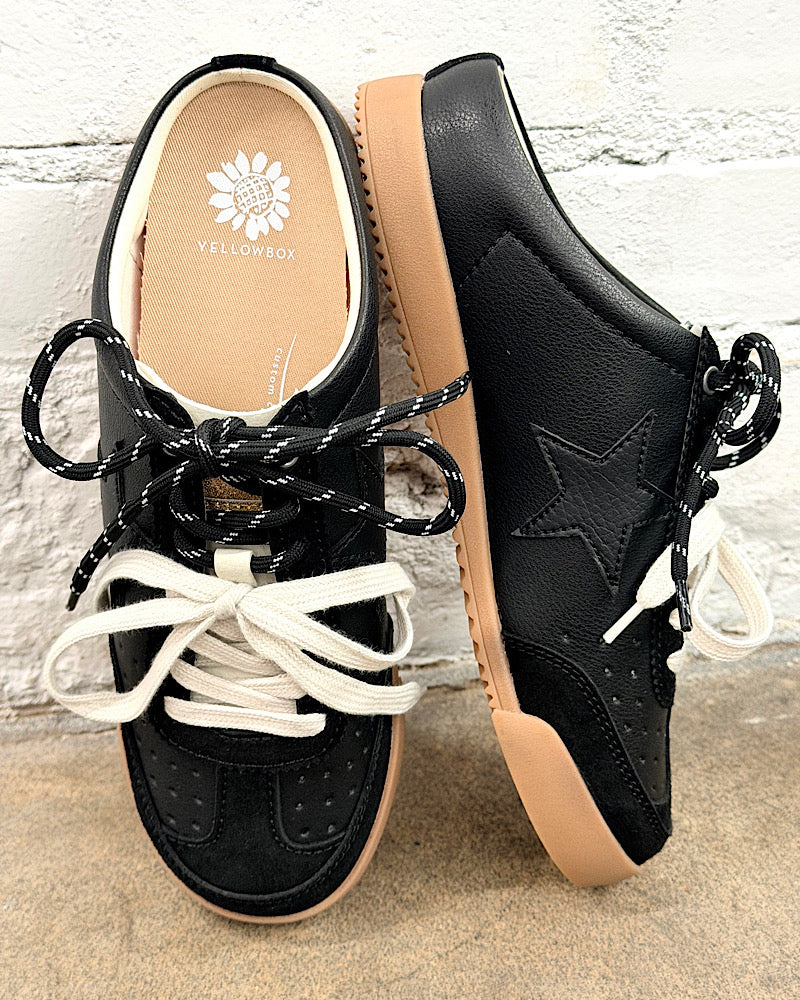 Nysa Black Sneaker Mules