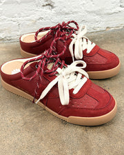 Nysa Burgundy Sneaker Mules