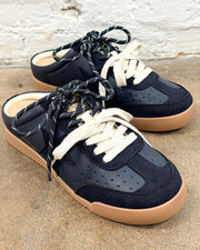 Nysa Navy Sneaker Mules