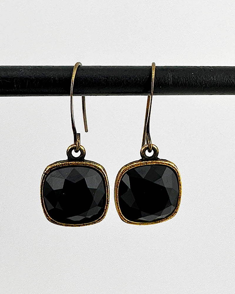Kamille Black Earrings