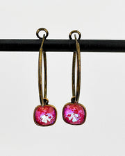 Kamille Hot Pink Dainty Hoops