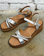 Erma Silver Sandals