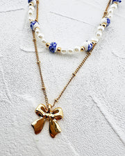 Brooke Bow Necklace