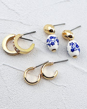 Brittany Earring Trio