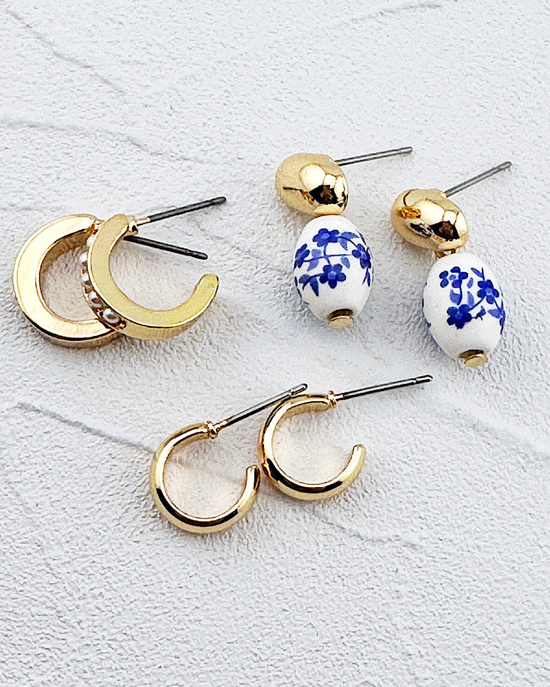 Brittany Earring Trio