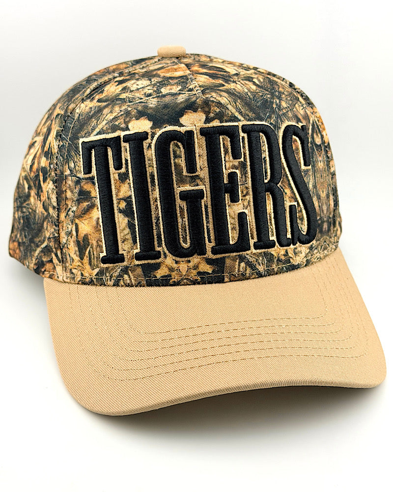 TIGERS Camo Trucker Hat