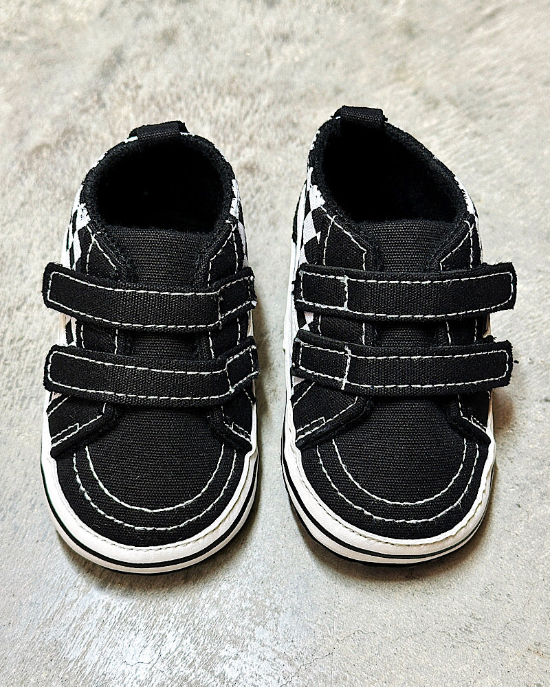 Asha Checkered High-Top Sneakers