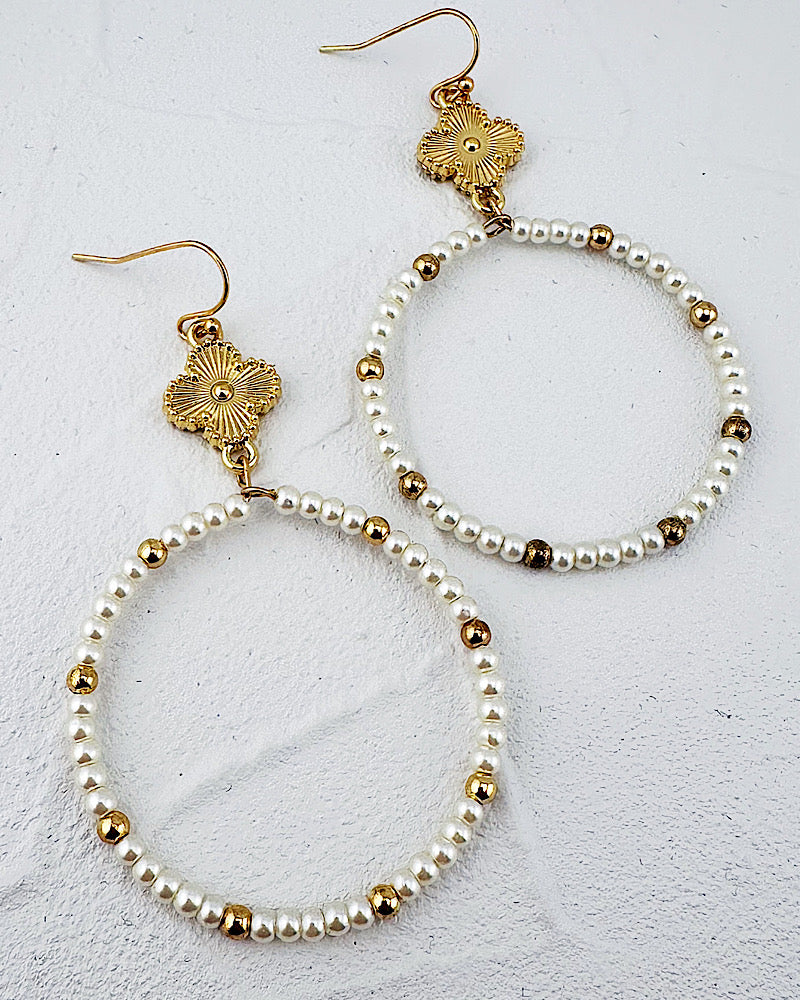 Cory Pearl Earrings