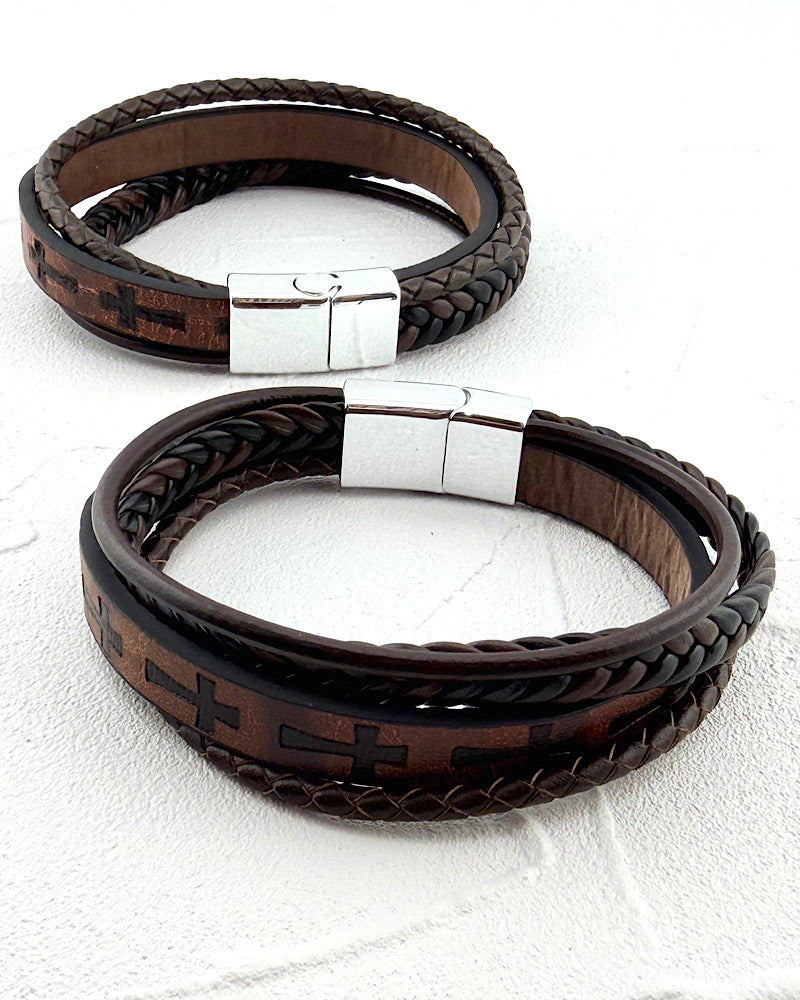 Rebel Faith Cross Bracelet