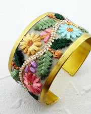 Floral Vines Cuff Bracelet