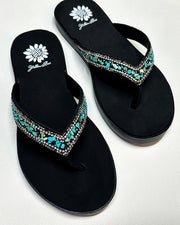 Diyah Turquoise Sandals