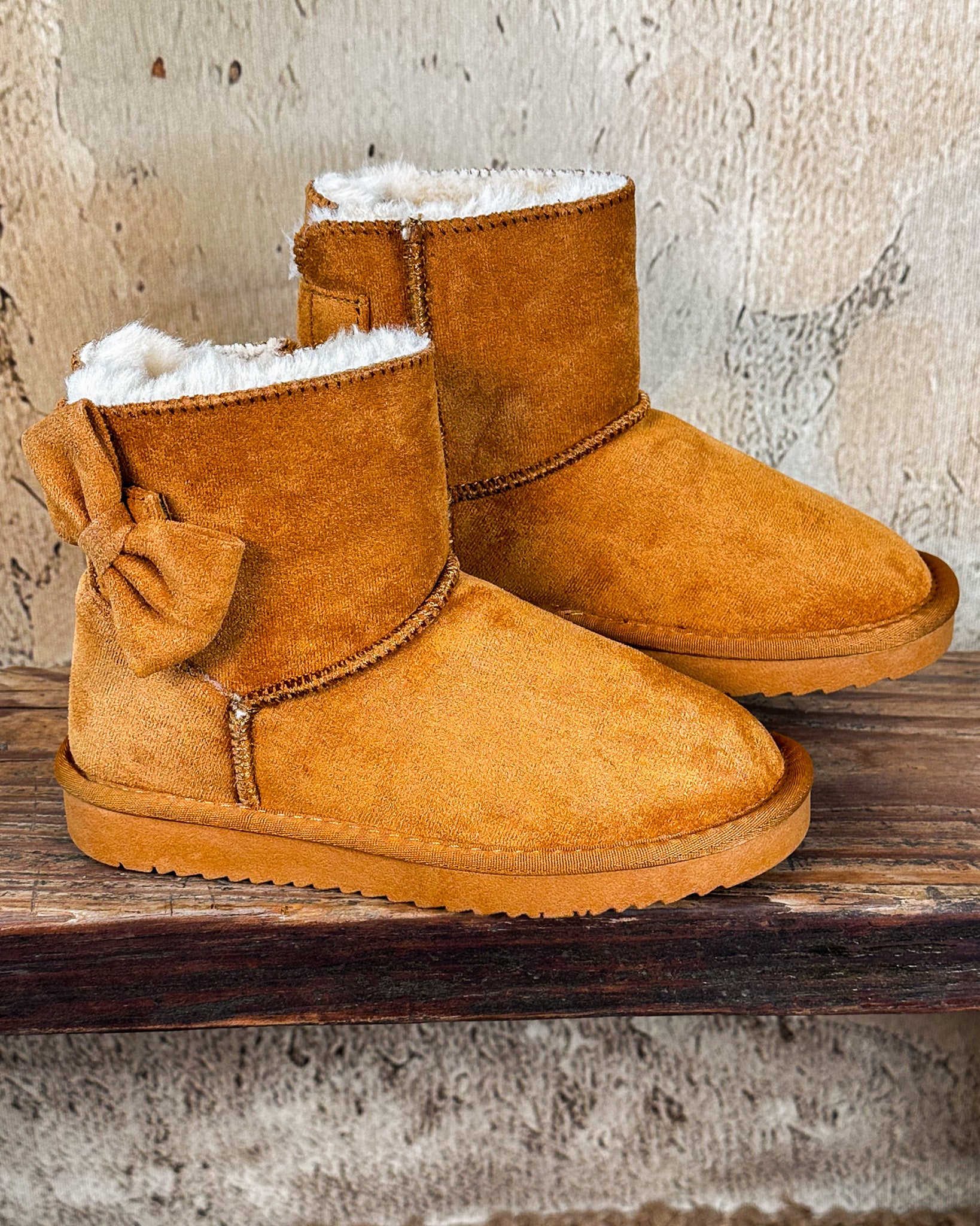 Baylee Sherpa Booties - GIRLS