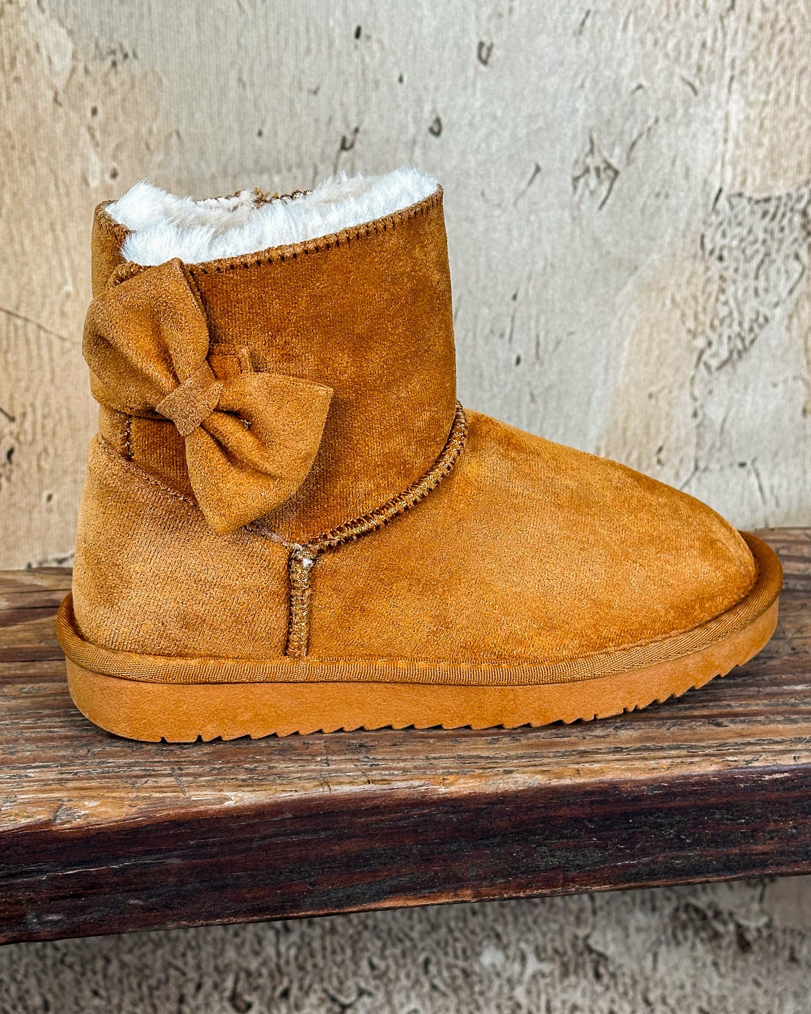 Baylee Sherpa Booties - GIRLS