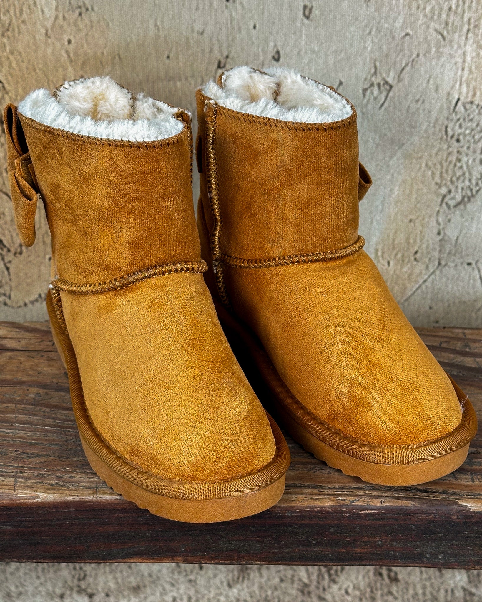 Baylee Sherpa Booties - GIRLS