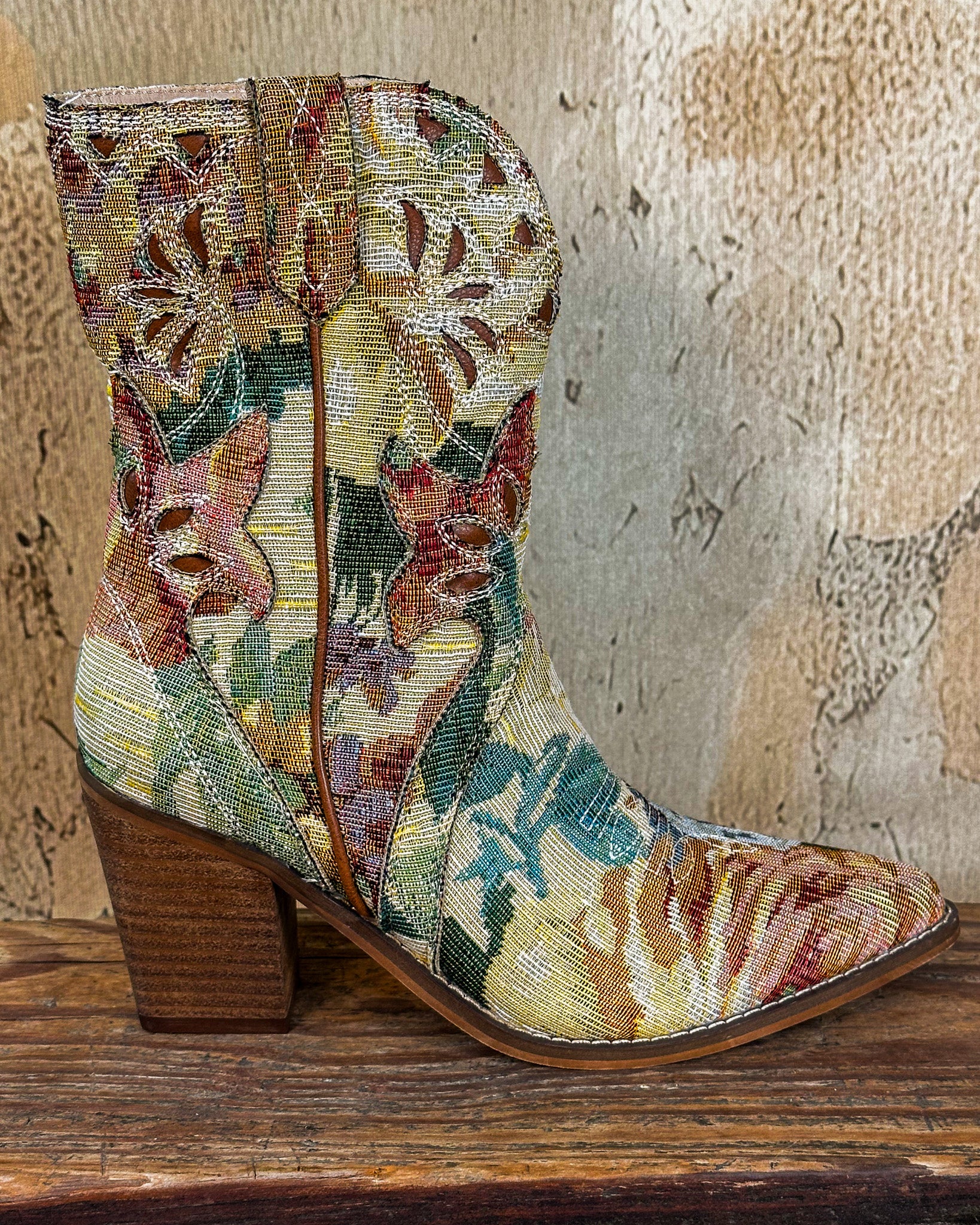 Sasha Tapestry Booties