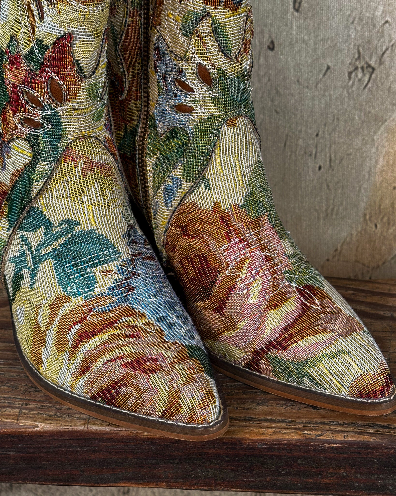 Sasha Tapestry Booties