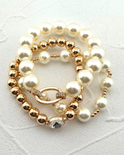 Lady Pearl Bracelet Trio