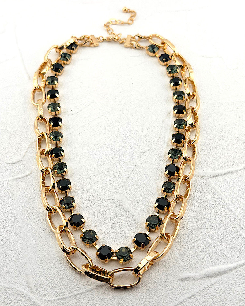 Star Struck Black Necklace
