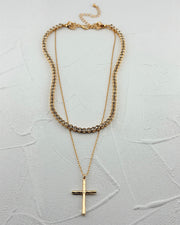 Vogue Cross Necklace