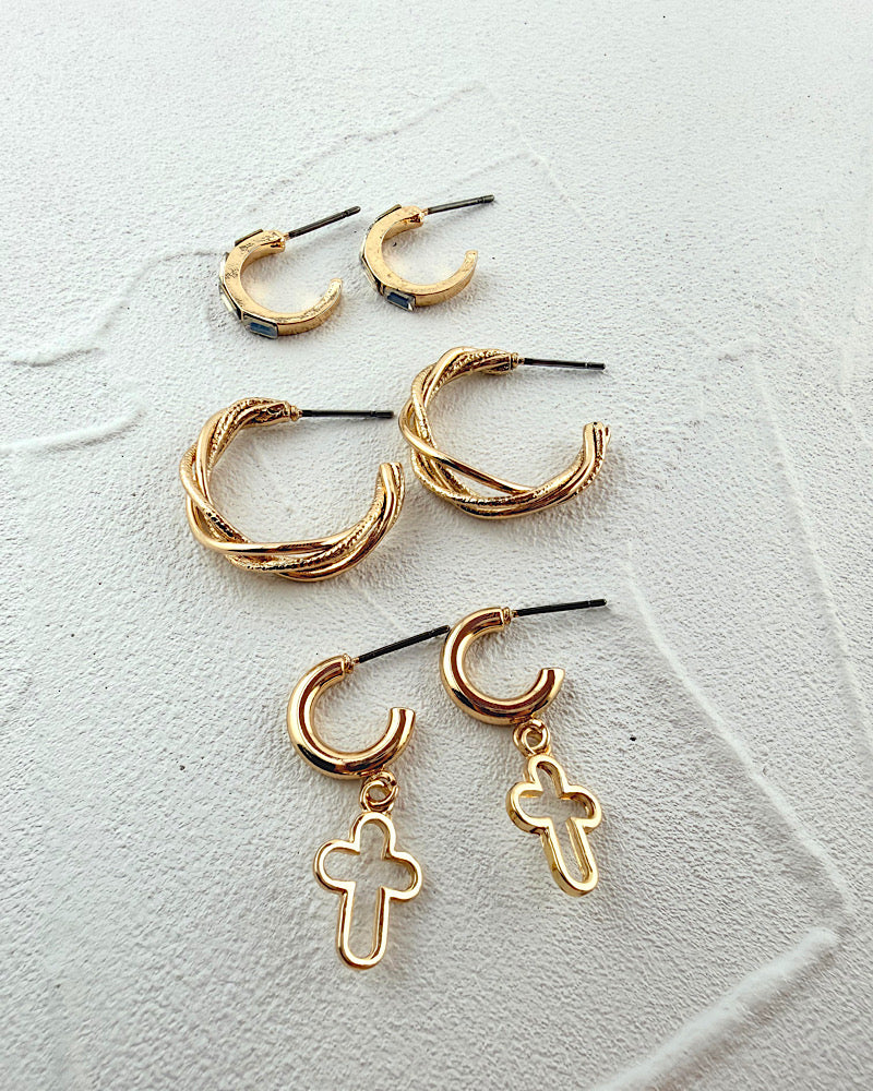 Heirloom Earring Trio
