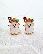 Boo Sheet Ghost Studs