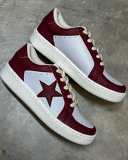 Spirit Toes Maroon Sneakers