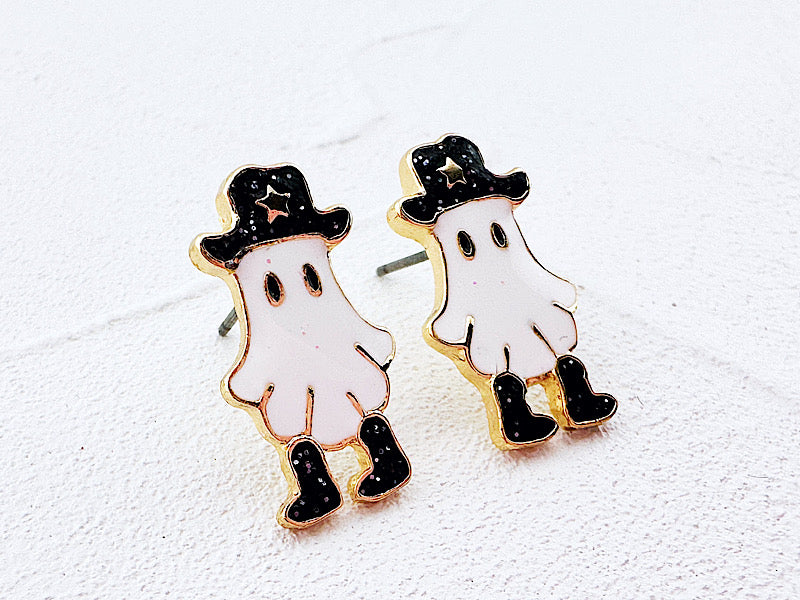 Giddy Up Ghost Studs