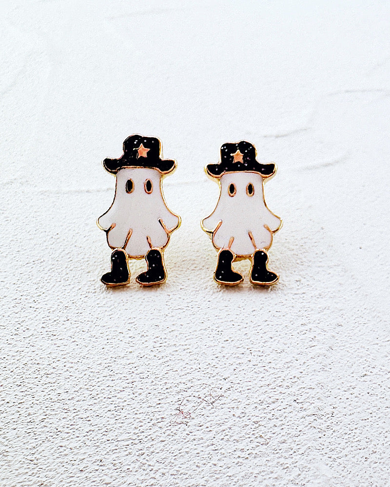 Giddy Up Ghost Studs