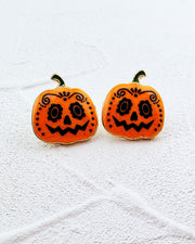 Wicked Awesome Pumpkin Studs