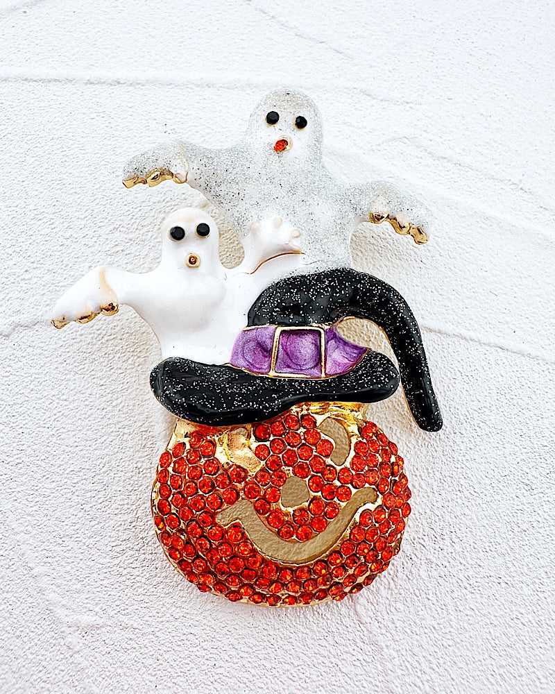 Here For The Boos Brooch