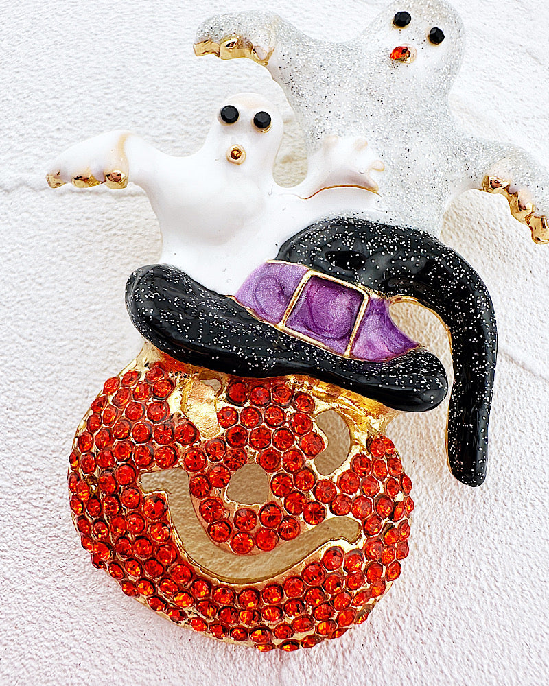 Here For The Boos Brooch