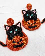 Black Cats Rule Earrings