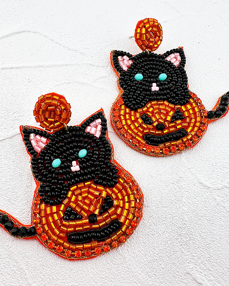 Black Cats Rule Earrings