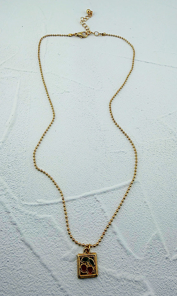 Charming Cherry Necklace