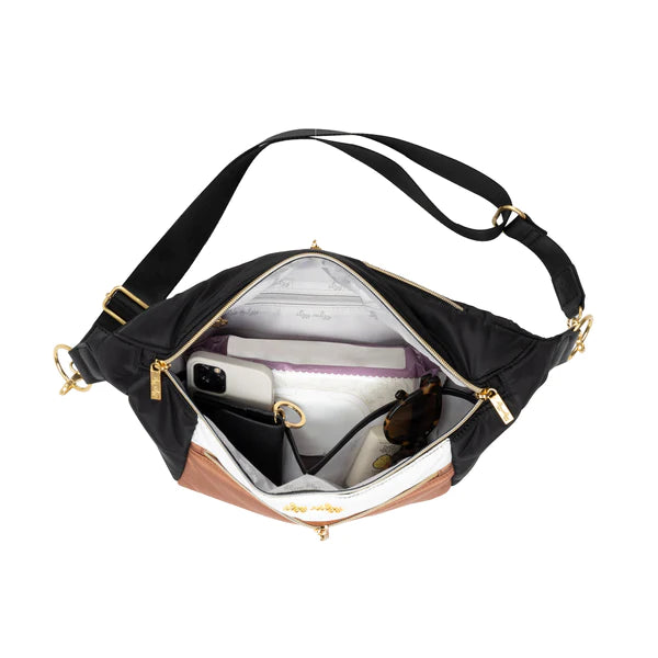 Ritzy Pack™ Fanny Pack & Crossbody Bag- Coffee & Cream