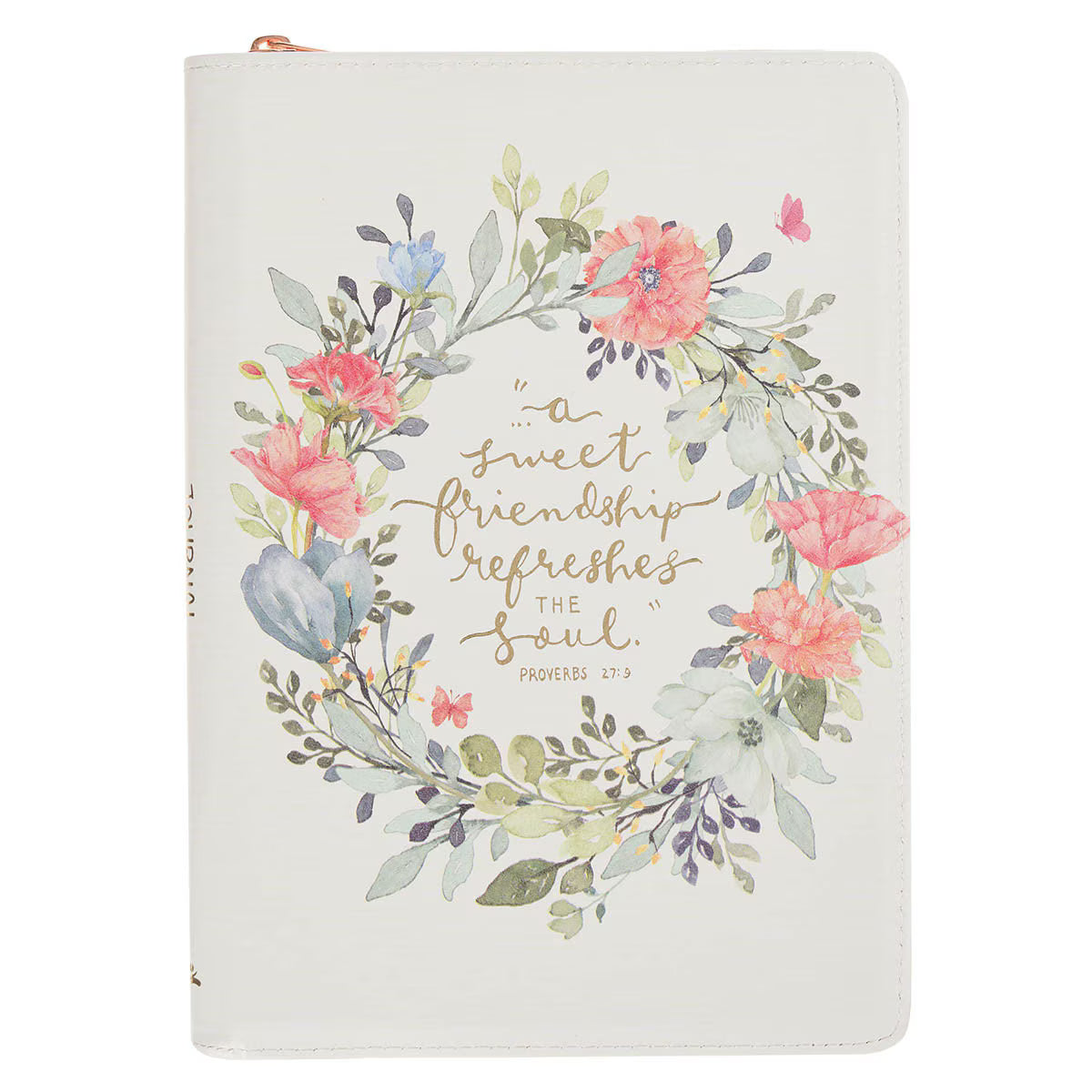 Sweet Friendship Zip Journal