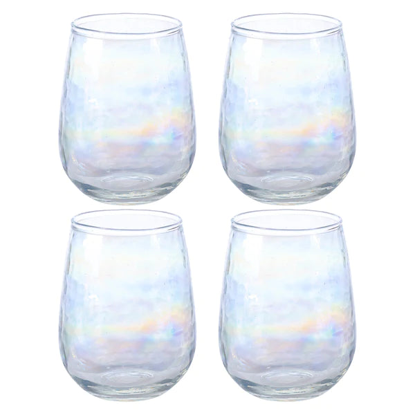 Catalina Stemless Iridescent Wine Glass