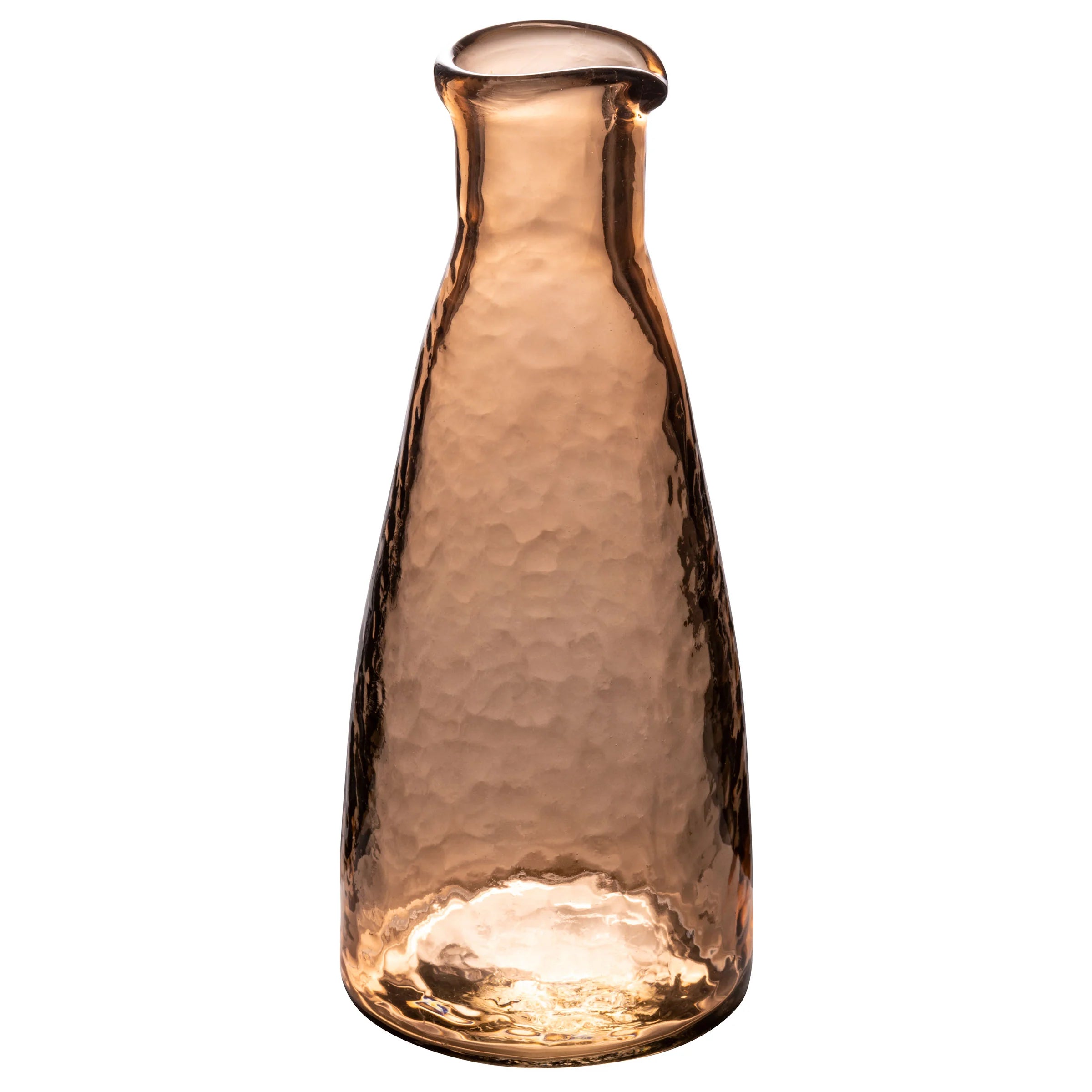 Fawn Hammered Half Carafe