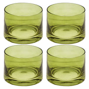 Green Mid Century Taster Glasses