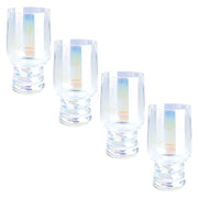 Iridescent Lexi Collection Cafe Glasses