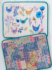 Chickens Dish Drying Mat