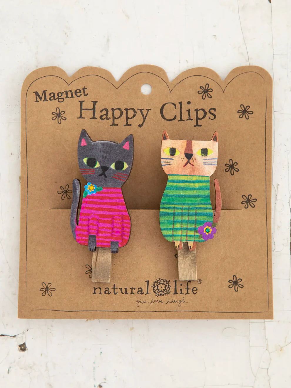 Cat 2pc Happy Clip Set