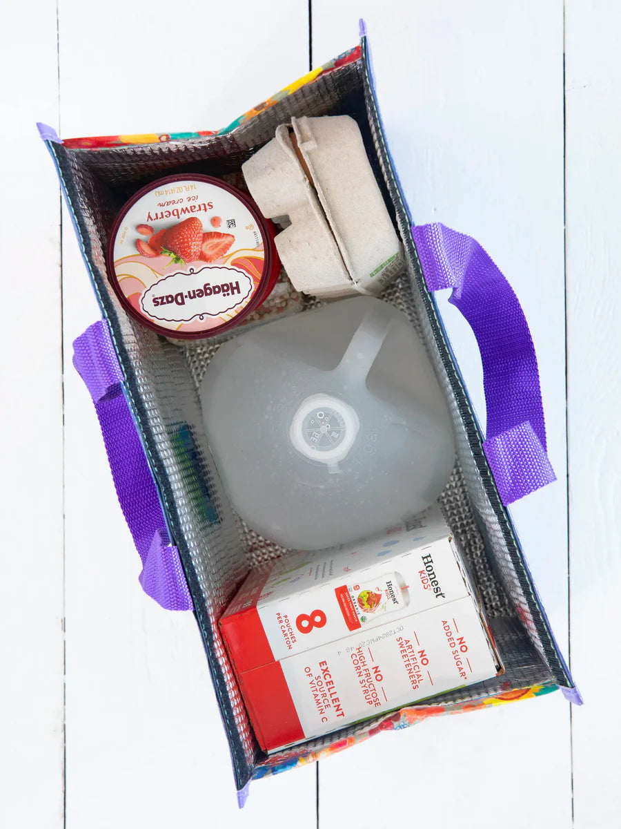 Folk Flower Insulated Cooler