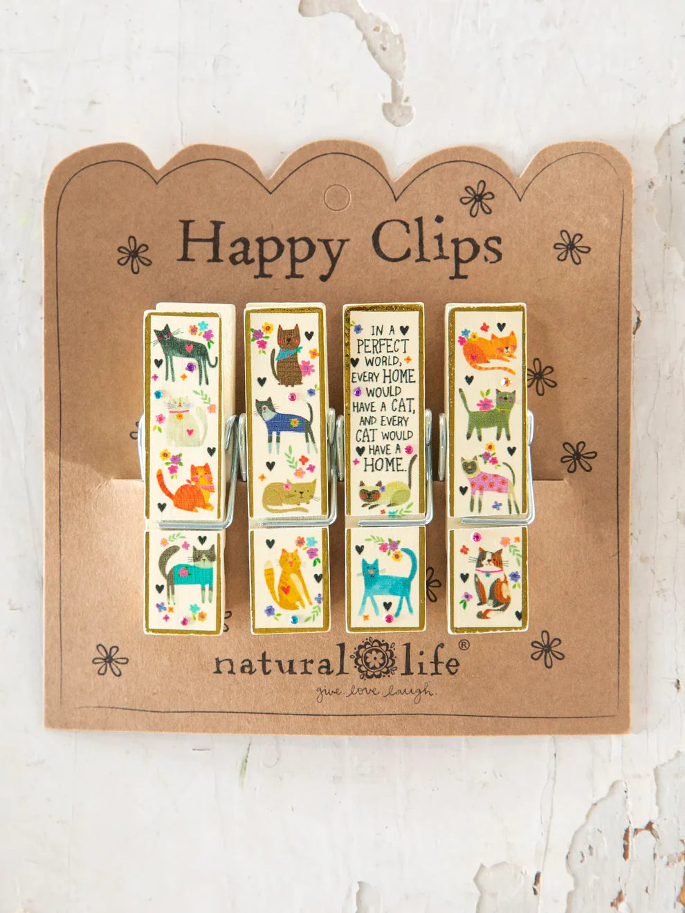Cat 4pc Happy Clip Set