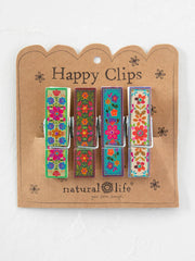 Flower Set Of 4 Happy Clips