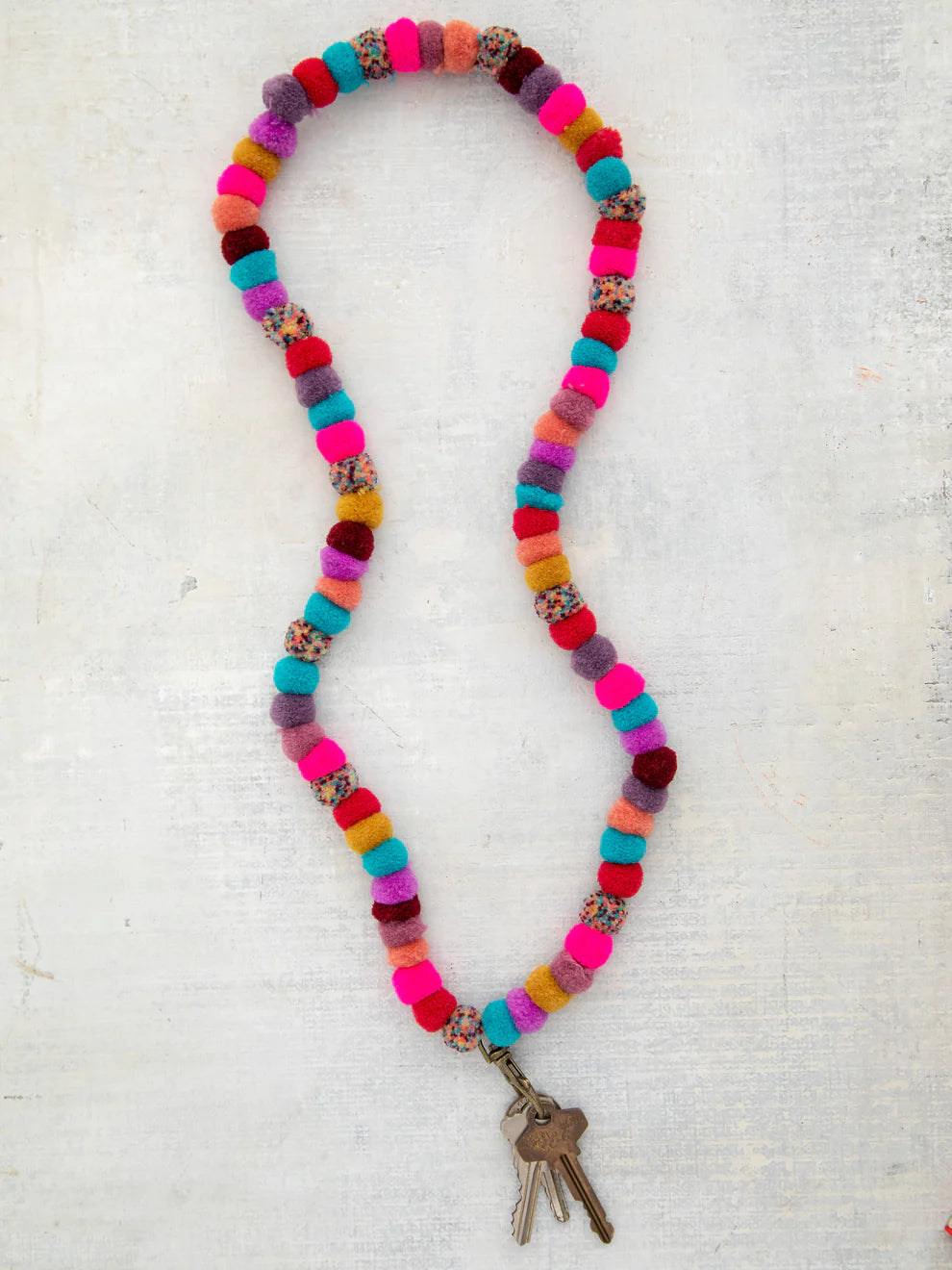 Pom Pom Lanyard